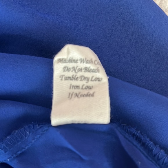 Bright Blue Blouse - Picture 7 of 7